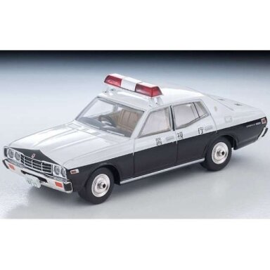 PRE-ORD3R Tomica Limited Vintage Modeliukas 1/64 Nissan Cedric 2000DX Patrol Car, white/black PRE-ORD3R Tomica Limited Vintage Modeliukas 1/64 Nissan Cedric 2000DX Patrol Car, white/black