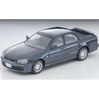 PRE-ORD3R Tomica Limited Vintage Modeliukas 1/64 Nissan Skyline 4-Door Sports Sedan 25GT-X, navy PRE-ORD3R Tomica Limited Vintage Modeliukas 1/64 Nissan Skyline 4-Door Sports Sedan 25GT-X, navy