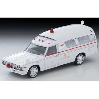 PRE-ORD3R Tomica Limited Vintage Modeliukas 1/64 Toyota Ambulance FS55V, white/red PRE-ORD3R Tomica Limited Vintage Modeliukas 1/64 Toyota Ambulance FS55V, white/red