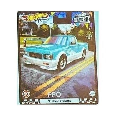 Hot Wheels Premium Boulevard 1991 GMC Cyclone