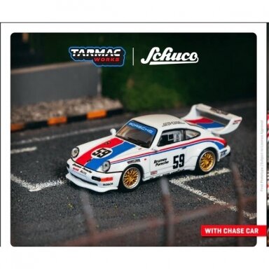 Tarmac Works Modeliukas 1993 Porsche 911 Turbo S LM GT #59 12H Sebring, white/blue/red (yra sandėlyje) Tarmac Works Modeliukas 1993 Porsche 911 Turbo S LM GT #59 12H Sebring, white/blue/red (yra sandėlyje)