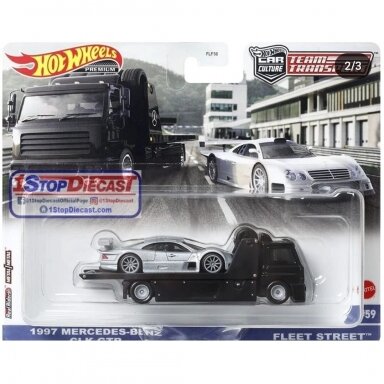 Hot Wheels Premium Team Transpport ’97 Mercedes-Benz CLK-GTR / Fleet Street