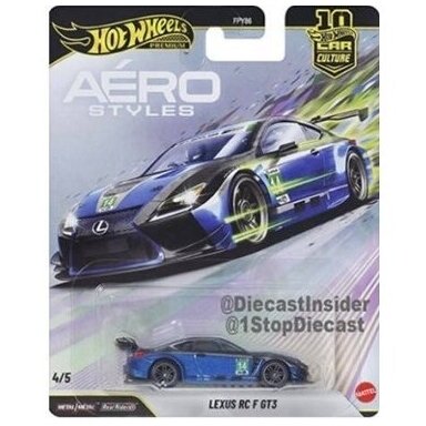 Hot Wheels Aerostyles 2026 Modeliukas Lexus RC F GT3 Blue (yra Sandėlyje) Hot Wheels Aerostyles 2026 Modeliukas Lexus RC F GT3 Blue (yra Sandėlyje)