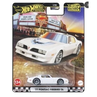 Hot Wheels Boulevard 2025 Modeliukas 77 Pontiac Firebird White (yra Sandėlyje) Hot Wheels Boulevard 2025 Modeliukas 77 Pontiac Firebird White (yra Sandėlyje)
