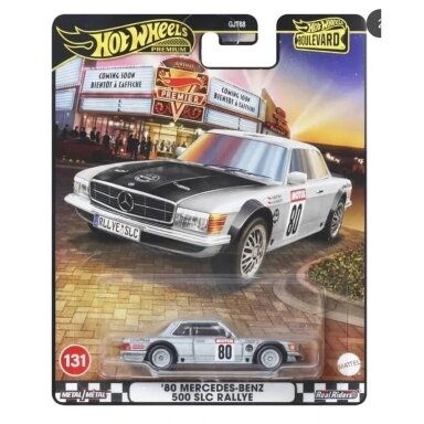 Hot Wheels Boulevard 2025 Modeliukas Mercedes Benz 500 SLC Rally Silver (yra Sandėlyje) Hot Wheels Boulevard 2025 Modeliukas Mercedes Benz 500 SLC Rally Silver (yra Sandėlyje)