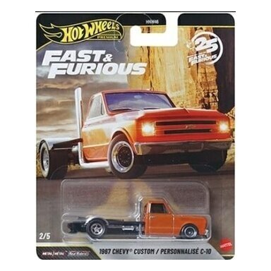 Hot Wheels Fast and Furious Modeliukas 1967 Chevrolet C/K (F4) Orange (yra Sandėlyje)