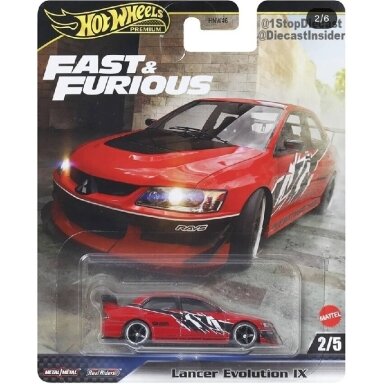 Hot Wheels Fast and Furious Modeliukas 2003 Mitsubishi Lancer Evolution IX red Hot Wheels Fast and Furious Modeliukas 2003 Mitsubishi Lancer Evolution IX red