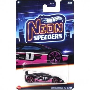 Hot Wheels Mainline Neon Speeders McLaren F1 GTR