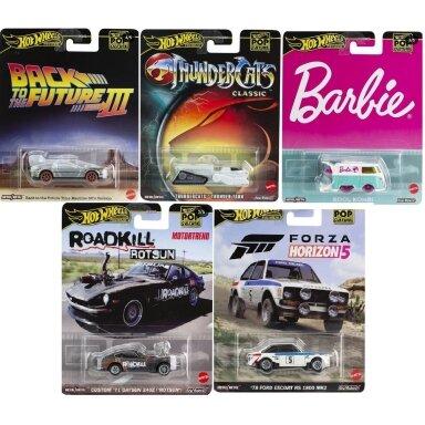Hot Wheels Modeliukų rinkinys Pop Culture/Entertainment Series (979A) Hot Wheels Modeliukų rinkinys Pop Culture/Entertainment Series (979A)