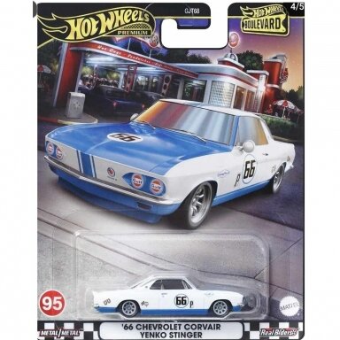 Hot Wheels Premium 2024 Boulevard 95. ’66 Chevrolet Corvair Yenko Stinger Gulf Hot Wheels Premium 2024 Boulevard 95. ’66 Chevrolet Corvair Yenko Stinger Gulf
