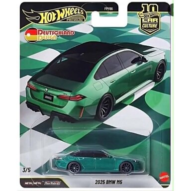 PRE-ORDER Hot Wheels Premium 2026 Deutschland Design Modeliukas 2025 BMW M5 Green PRE-ORDER Hot Wheels Premium 2026 Deutschland Design Modeliukas 2025 BMW M5 Green