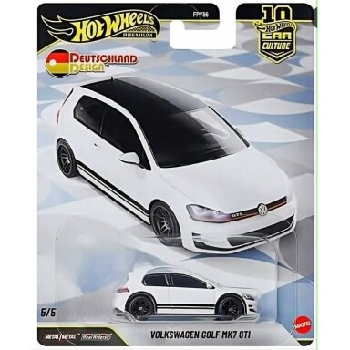 PRE-ORDER Hot Wheels Premium 2026 Deutschland Design Modeliukas Volkswagen Golf MK7 GTI Silver PRE-ORDER Hot Wheels Premium 2026 Deutschland Design Modeliukas Volkswagen Golf MK7 GTI Silver