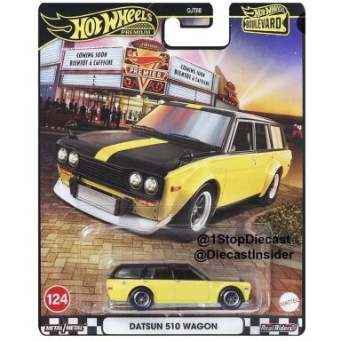 Hot Wheels Premium Boulevard 2025 Modeliukas Datsun Bluebird 510 Wagon (yra Sandėlyje)