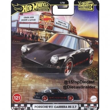 Hot Wheels Premium Boulevard 2025 Modeliukas Porsche Carrera 2.7RS (yra Sandėlyje)