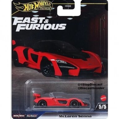 Hot Wheels Premium Fast and Furious McLaren Senna Hot Wheels Premium Fast and Furious McLaren Senna