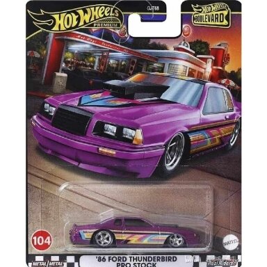 Hot Wheels Premium Boulevard Series 1986 Ford Thunderbird Pro Stock