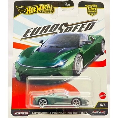 Hot Wheels Premium Car Culture Euro Speed Modeliukas Automobili Pininfarina Battista Green (yra Sandėlyje) Hot Wheels Premium Car Culture Euro Speed Modeliukas Automobili Pininfarina Battista Green (yra Sandėlyje)