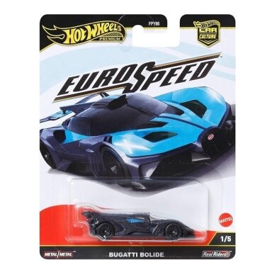 Hot Wheels Premium Car Culture Euro Speed Modeliukas Bugatti Bolide Blue Hot Wheels Premium Car Culture Euro Speed Modeliukas Bugatti Bolide Blue