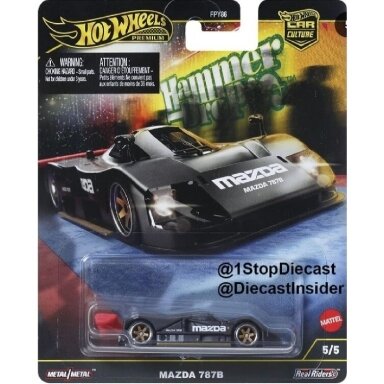 Hot Wheels Premium Car Culture Hammer Drop Mazda 787B Hot Wheels Premium Car Culture Hammer Drop Mazda 787B