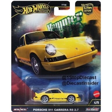 Hot Wheels Premium Car Culture Hammer Drop Porsche 911 Carrera RS 2,7 Hot Wheels Premium Car Culture Hammer Drop Porsche 911 Carrera RS 2,7