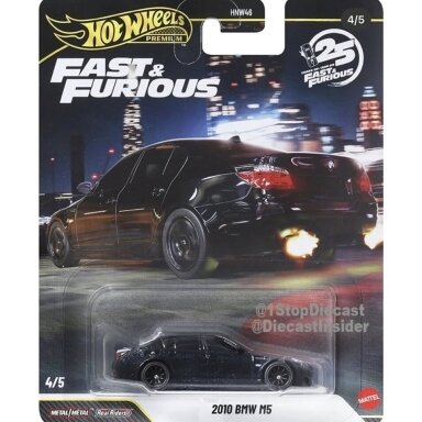 Hot Wheels Premium Fast and Furious Kolekcinis Modeliukas BMW M5 (E60) (F6) (yra Sandėlyje) Hot Wheels Premium Fast and Furious Kolekcinis Modeliukas BMW M5 (E60) (F6) (yra Sandėlyje)