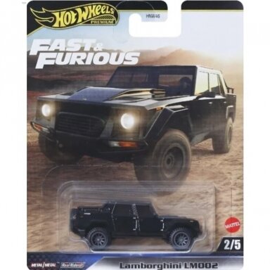 Hot Wheels Premium Fast Furious 2025 Modeliukas Lamborghini LM002 Hot Wheels Premium Fast Furious 2025 Modeliukas Lamborghini LM002