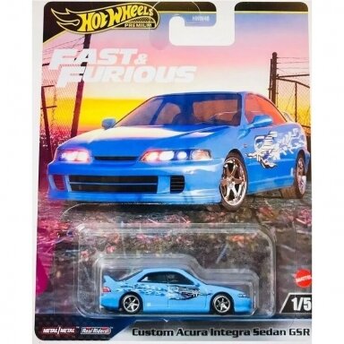 Hot Wheels Premium Fast & Furious Custom Acura Integra Sedan GSR