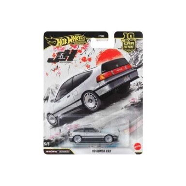 Hot Wheels Premium Japan Historics 5 Modeliukas 1988 Honda CRX, silver Hot Wheels Premium Japan Historics 5 Modeliukas 1988 Honda CRX, silver