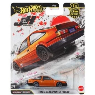 Hot Wheels Premium Japan Historics 5 Modeliukas Toyota AE86 Sprinter Trueno, Brown (yra Sandėlyje) Hot Wheels Premium Japan Historics 5 Modeliukas Toyota AE86 Sprinter Trueno, Brown (yra Sandėlyje)