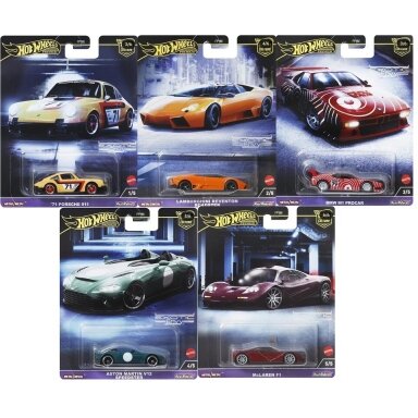 Hot Wheels Premium Modeliukas Exotic Envy Car Culture 2024 set (Lamborghini Reventon Roadster,1995 McLaren F1,Aston martin V12,BMW M1 Procar,71 Porsche 911) Hot Wheels Premium Modeliukas Exotic Envy Car Culture 2024 set (Lamborghini Reventon Roadster,1995 McLaren F1,Aston martin V12,BMW M1 Procar,71 Porsche 911)