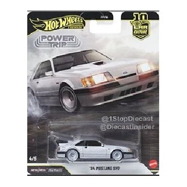 Hot Wheels Premium Power Trip 2026 1984 Ford Mustang SVO White Hot Wheels Premium Power Trip 2026 1984 Ford Mustang SVO White