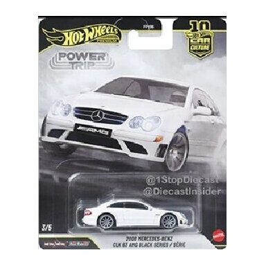 Hot Wheels Premium Power Trip 2026 2008 Mercedes Benz CLK63 Black Series White Hot Wheels Premium Power Trip 2026 2008 Mercedes Benz CLK63 Black Series White