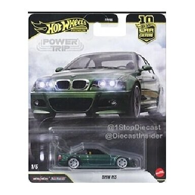 WAVY CARDS!!! Hot Wheels Premium Power Trip 2026 BMW M3 E46 Green WAVY CARDS!!! Hot Wheels Premium Power Trip 2026 BMW M3 E46 Green
