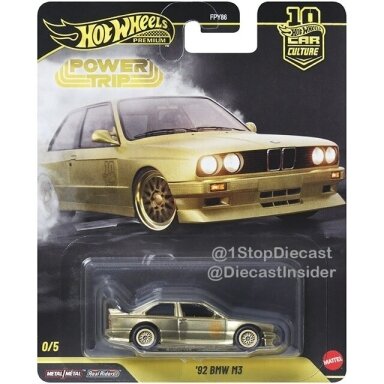 PRE-ORDER Hot Wheels Premium Power Trip 2026 Chase 92 BMW M3 E30 Gold PRE-ORDER Hot Wheels Premium Power Trip 2026 Chase 92 BMW M3 E30 Gold