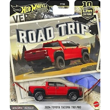 Hot Wheels Premium Road Trip 2024 Toyota Tacoma Red