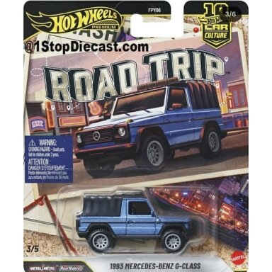 Hot Wheels Premium Road Trip Mercedes G Class Blue