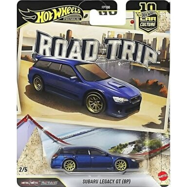 PRE-ORDER Hot Wheels Premium Road Trip Subaru Legacy Wagon S402 Blue