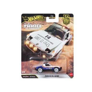 Hot Wheels Premium Thrill Climbers Modeliukas Porsche 914 Safari (chassis con), white/blue/red (yra Sandėlyje) Hot Wheels Premium Thrill Climbers Modeliukas Porsche 914 Safari (chassis con), white/blue/red (yra Sandėlyje)