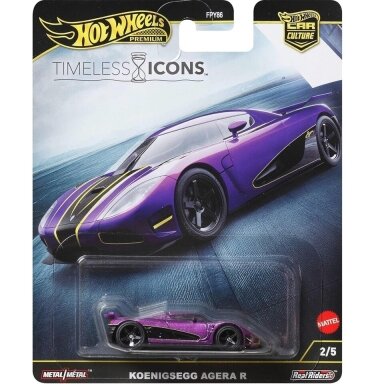 Hot Wheels Premium Timeless Icons Modeliukas Koenigsegg Agera R Purple Hot Wheels Premium Timeless Icons Modeliukas Koenigsegg Agera R Purple