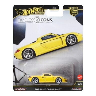 Hot Wheels Premium Timeless Icons Modeliukas Porsche Carrera GT Yellow (yra Sandėlyje) Hot Wheels Premium Timeless Icons Modeliukas Porsche Carrera GT Yellow (yra Sandėlyje)