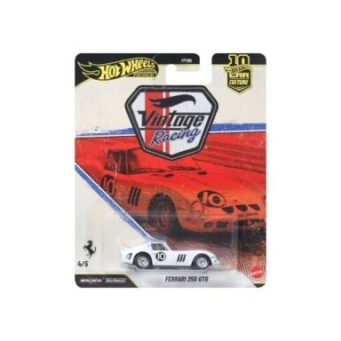 Hot Wheels Premium Vintage Racing 2026 Ferrari 250 GTO White Hot Wheels Premium Vintage Racing 2026 Ferrari 250 GTO White