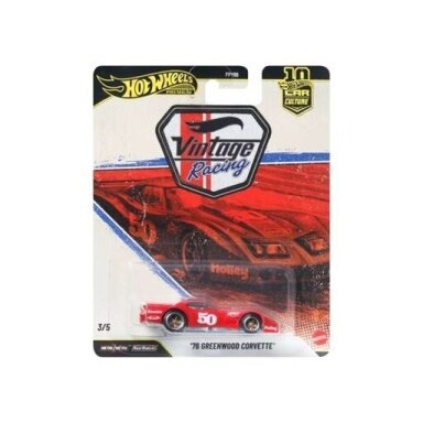Hot Wheels Premium Vintage Racing 2026 Greenwood Corvette Red Hot Wheels Premium Vintage Racing 2026 Greenwood Corvette Red