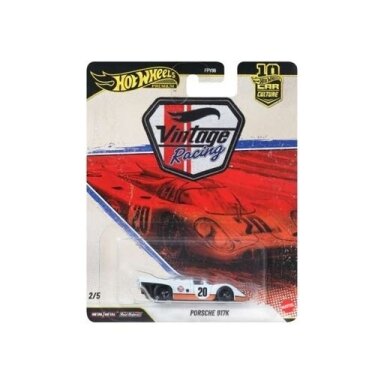 Hot Wheels Premium Vintage Racing 2026 Porsche 917 K White Gulf Hot Wheels Premium Vintage Racing 2026 Porsche 917 K White Gulf