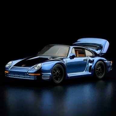 Hot Wheels RLC Exclusive Modeliukas Porsche 959 blue Hot Wheels RLC Exclusive Modeliukas Porsche 959 blue