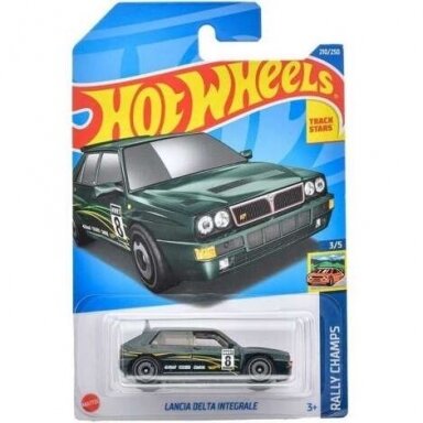 Hotwheels Lancia Delta Integrale #8, green Long Card Hotwheels Lancia Delta Integrale #8, green Long Card