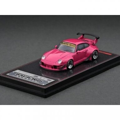 Ignition Models Modeliukas 1/64 Porsche RWB 993, pink Ignition Models Modeliukas 1/64 Porsche RWB 993, pink