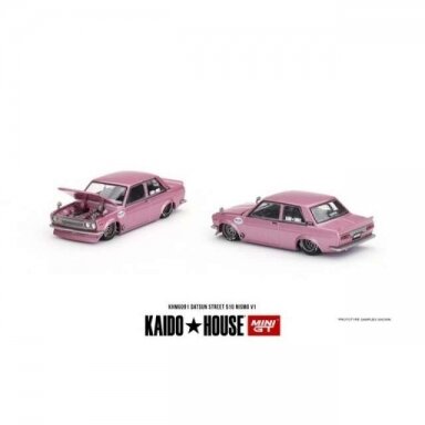 Mini GT Kaido House Kaido House Datsun 510 Street GT V1, rose Mini GT Kaido House Kaido House Datsun 510 Street GT V1, rose