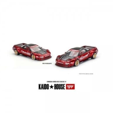 Mini GT Kaido House Kaido House Honda NSX Evasive V1, red Mini GT Kaido House Kaido House Honda NSX Evasive V1, red