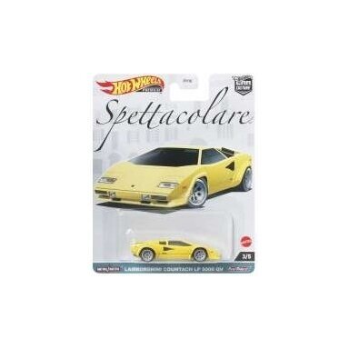 Hot Wheels Premium Lamborghini Countach LP 5000 QV, yellow