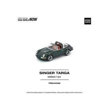 PRE-ORDER Pop Race Modeliukas 1/64 Porsche Singer Targa, green PRE-ORDER Pop Race Modeliukas 1/64 Porsche Singer Targa, green